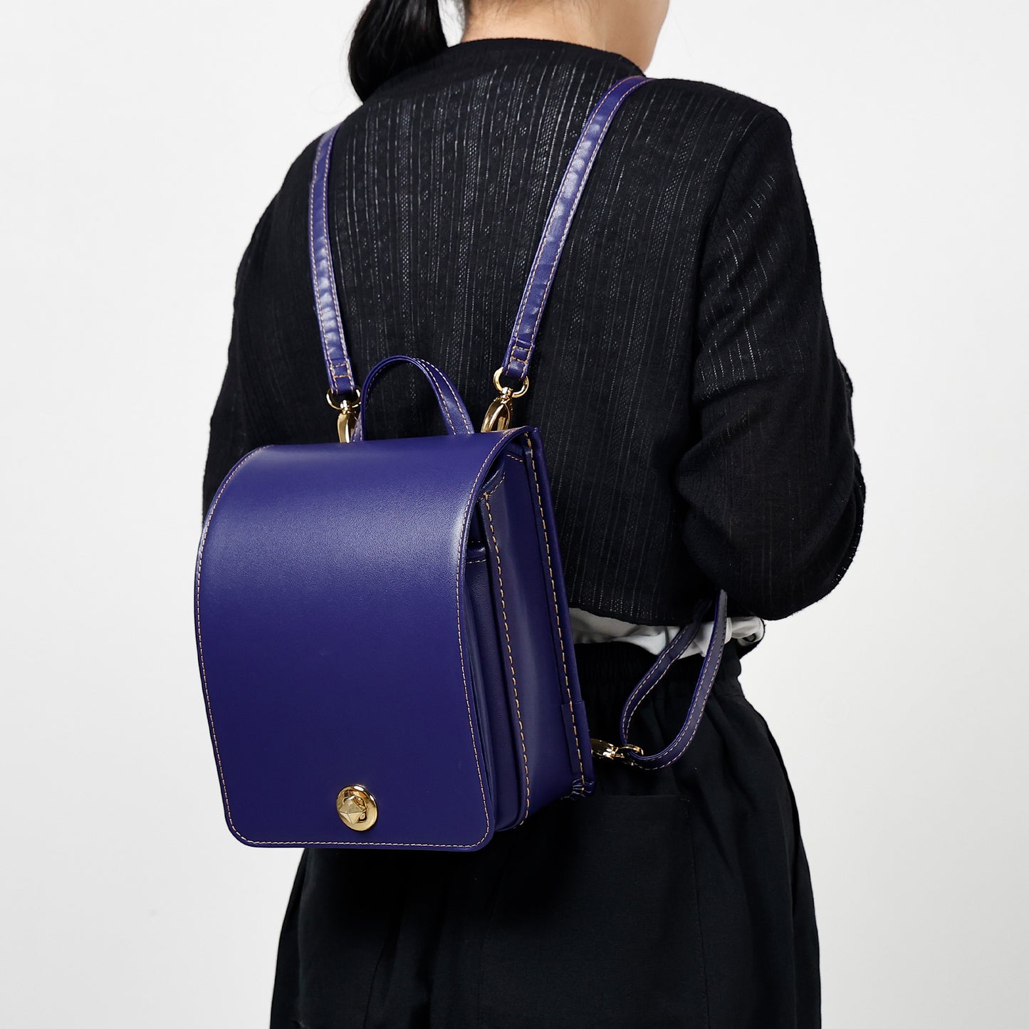 Made-to-Order Mimi Rand Mini Backpack Japanese-style, Handcrafted Cow Leather