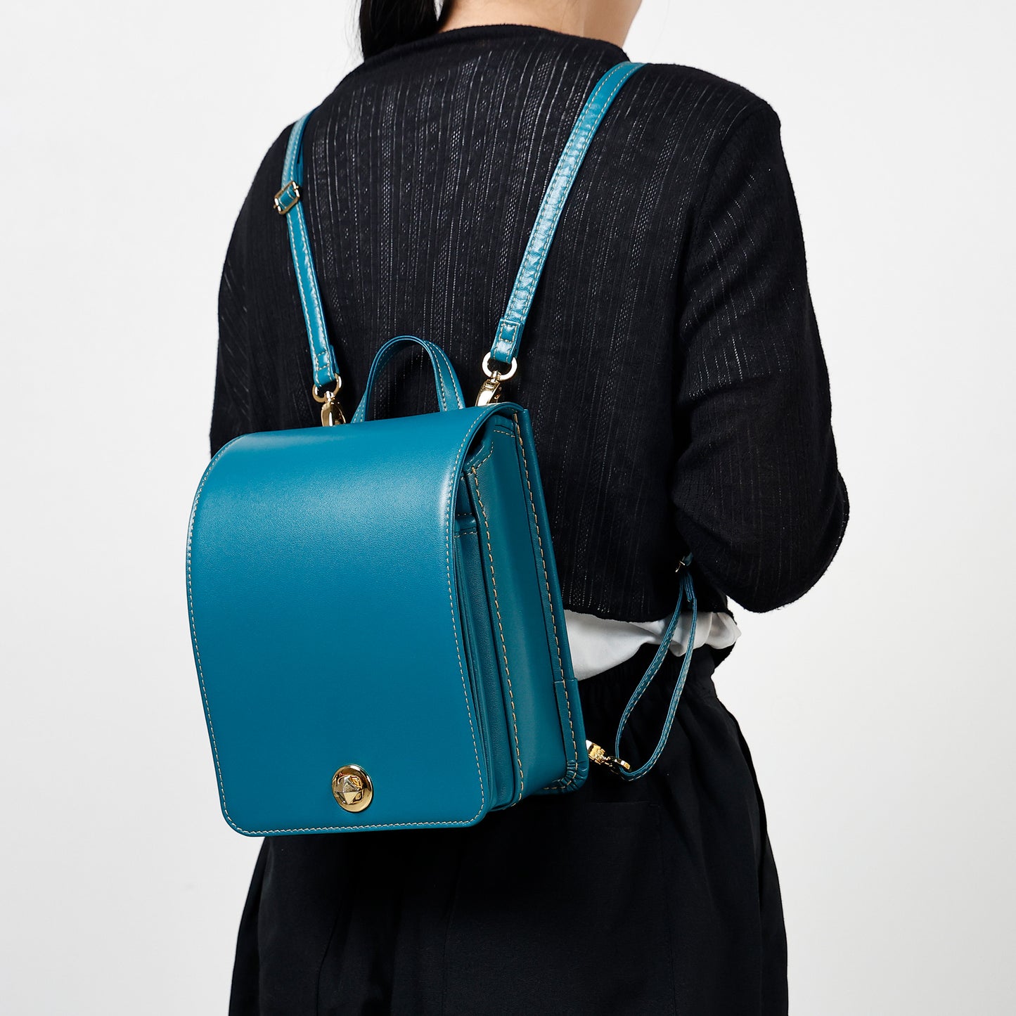 Made-to-Order Mimi Rand Mini Backpack Japanese-style, Handcrafted Cow Leather