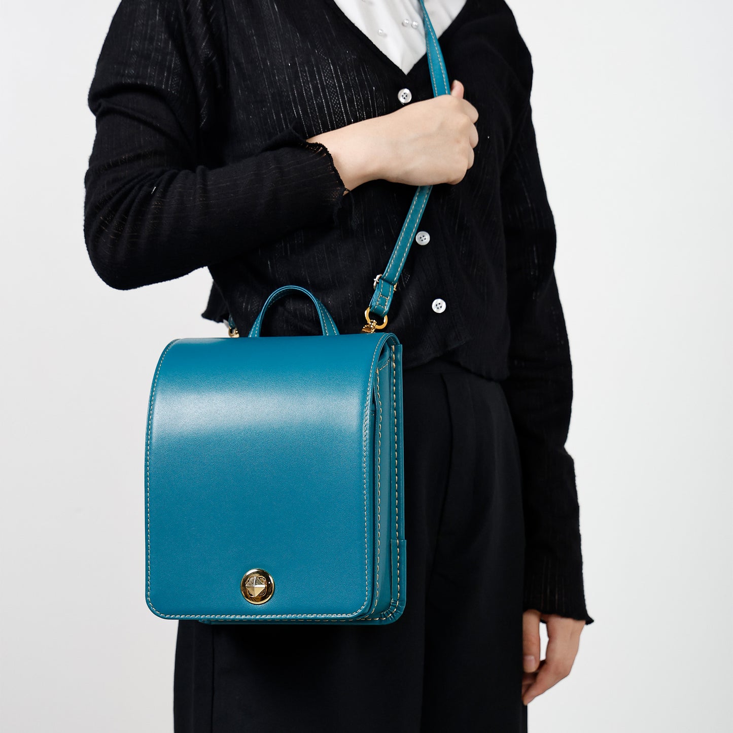 Made-to-Order Mimi Rand Mini Backpack Japanese-style, Handcrafted Cow Leather