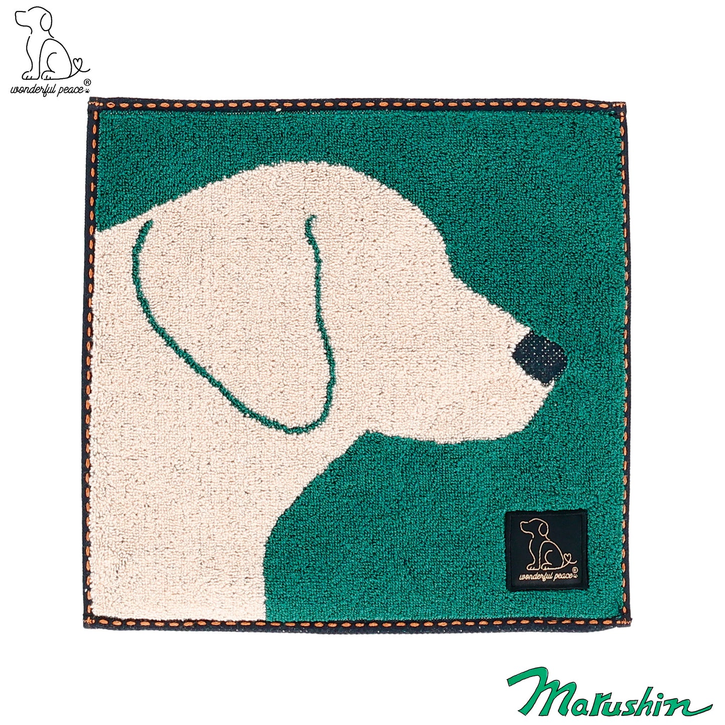 Serviette de toilette miniature Wonderful Peace Profile Labrador Retriever