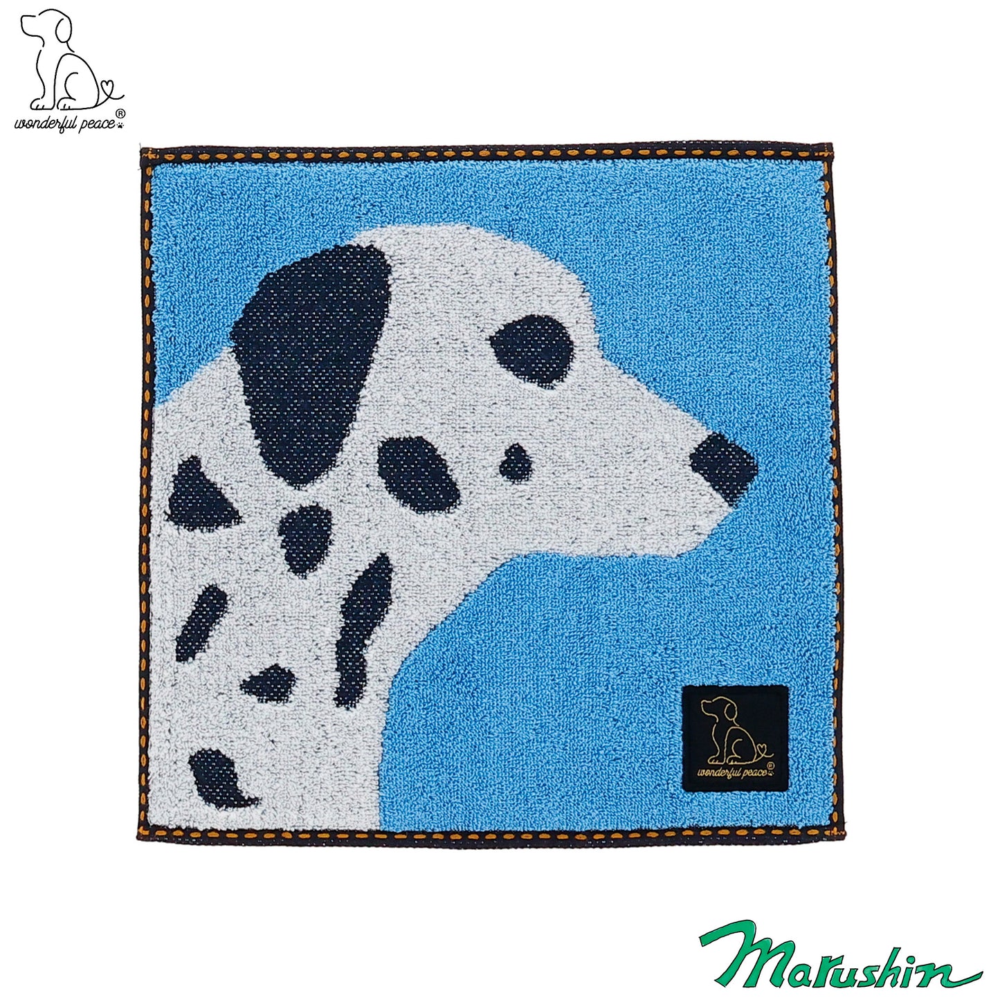 Serviette de toilette Dalmatien à profil Wonderful Peace