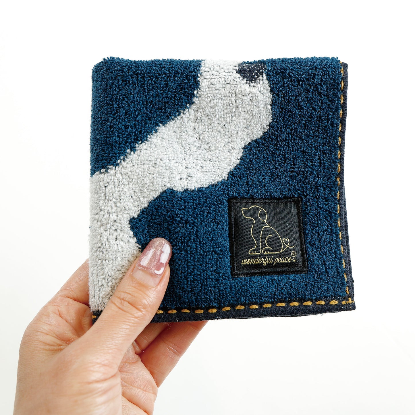 Wonderful Peace Profile French Bulldog Mini Towel