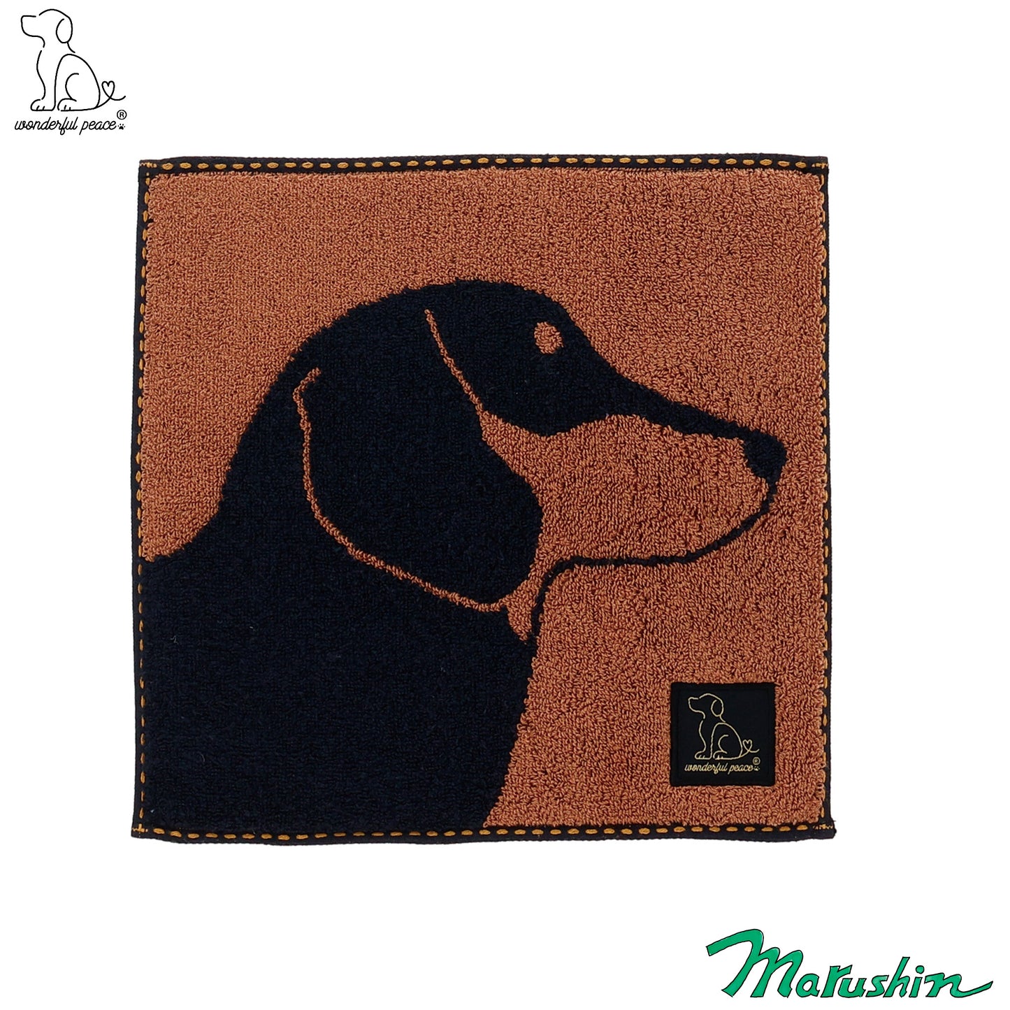Serviette de toilette miniature Wonderful Peace Profile Teckel