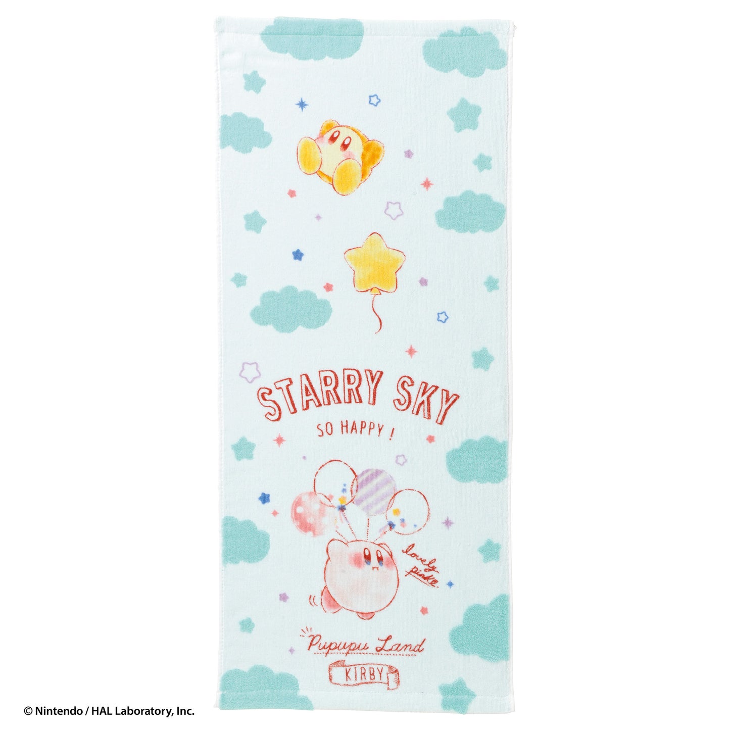 Kirby Cotton candy balloon Face towel