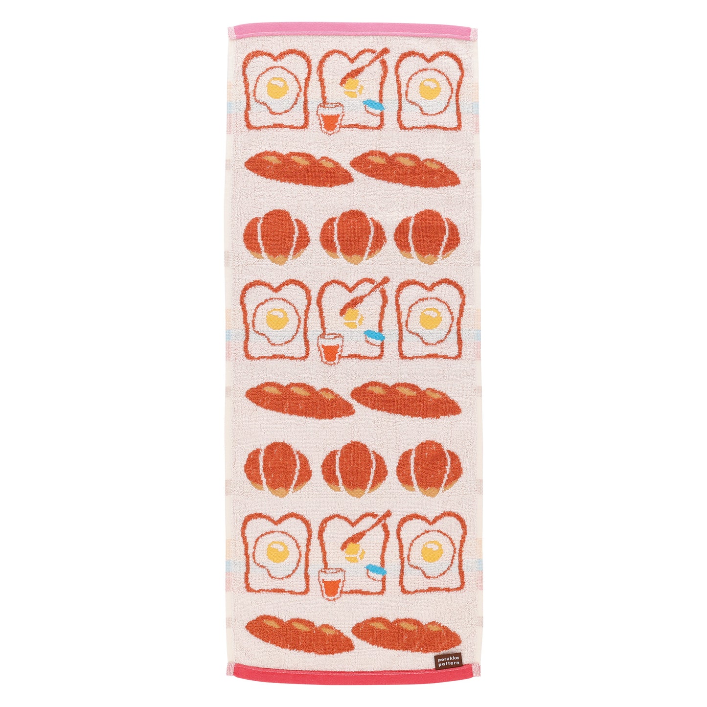 Porukka Pattern Bread skinny towel