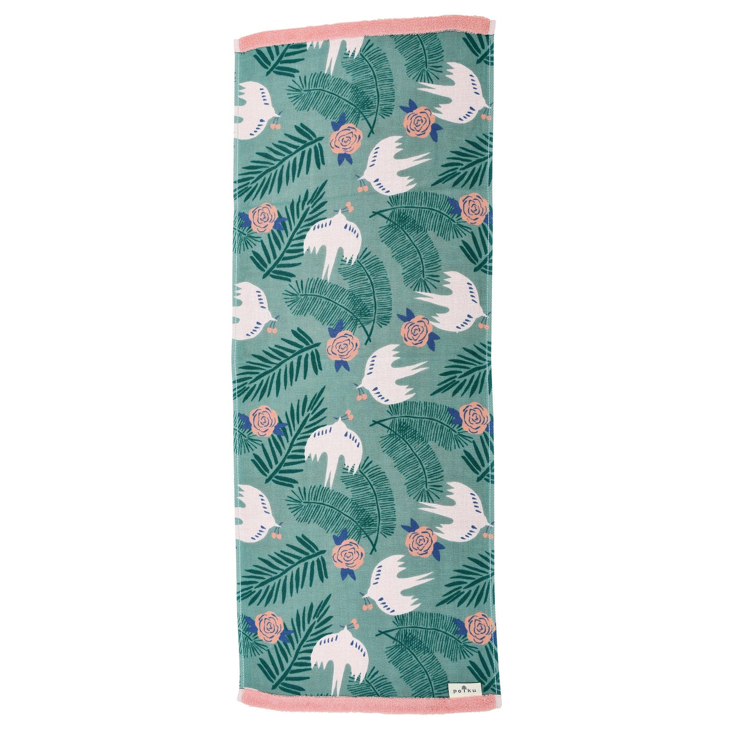 Polku Turtle Doves skinny towel