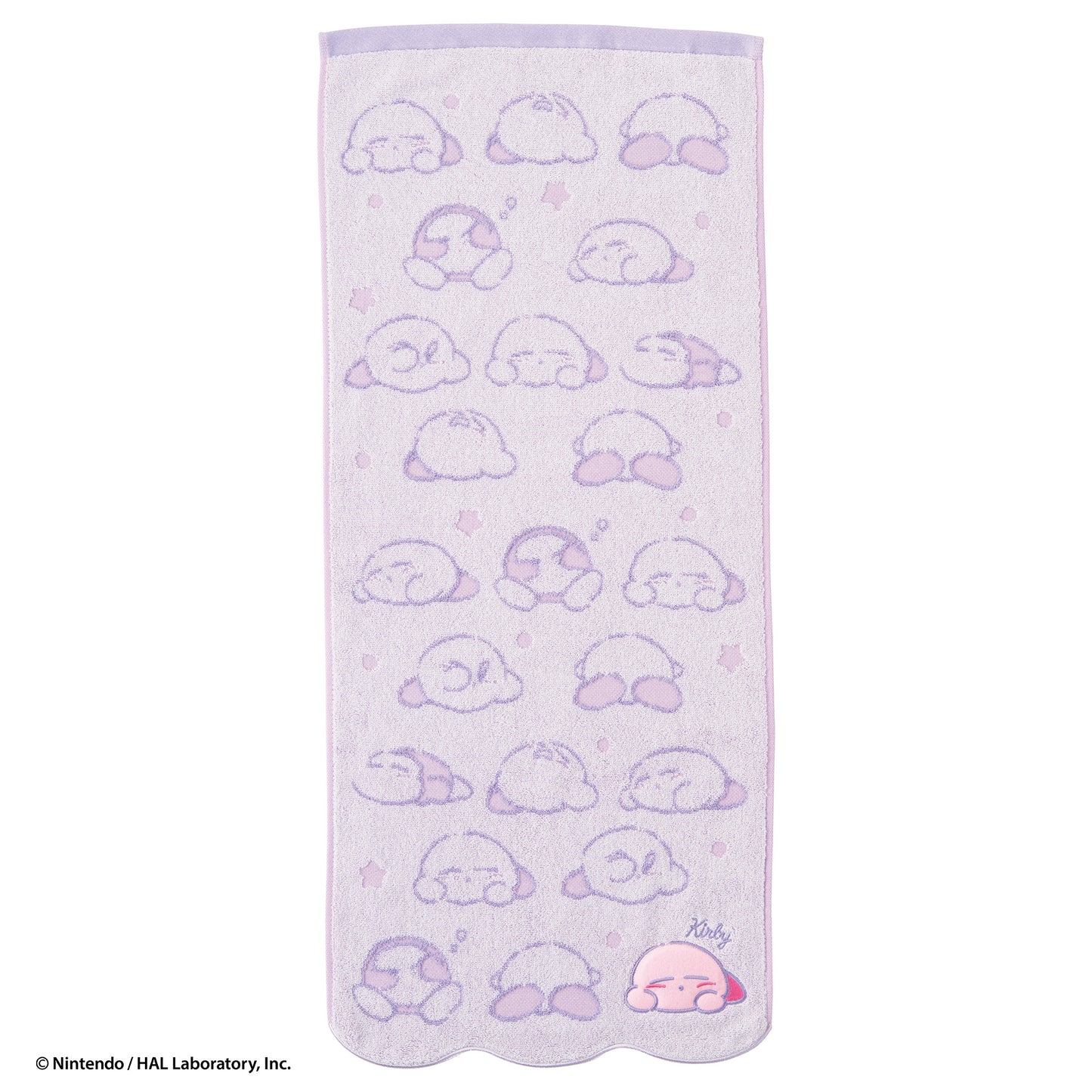 Kirby Sleepy Kirby face towel