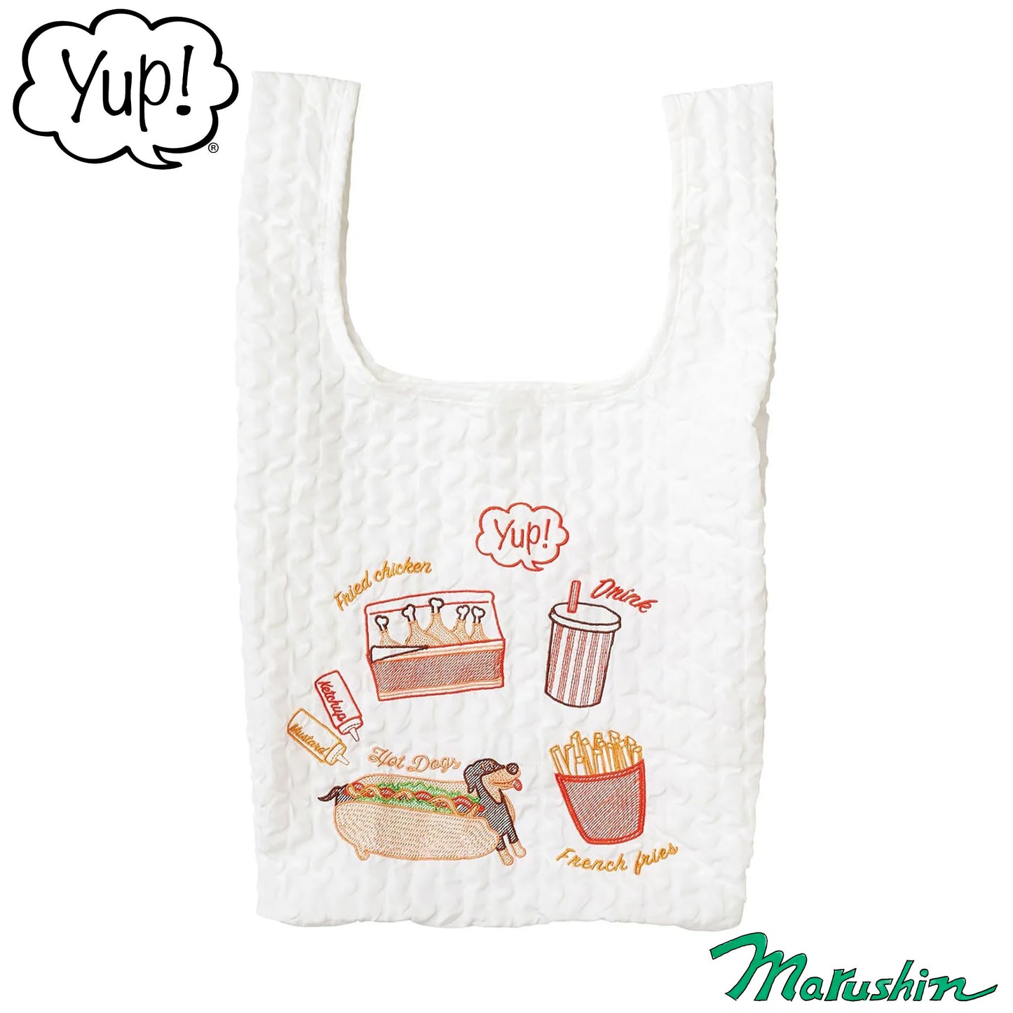 Marushin Yup! Sac écologique FAST FOOD