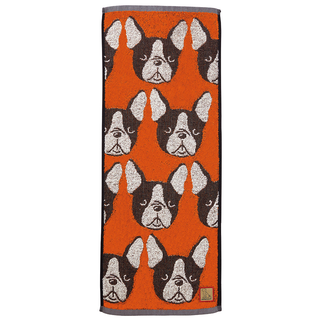 Wonderful Peace Love Eyes French Bulldog Skinny Towel
