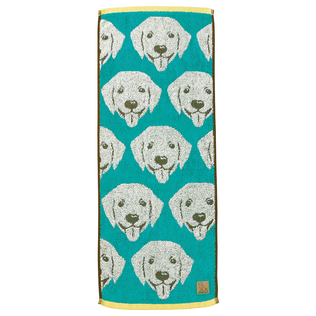 Wonderful Peace Love Eyes Labrador Retriever Skinny Towel