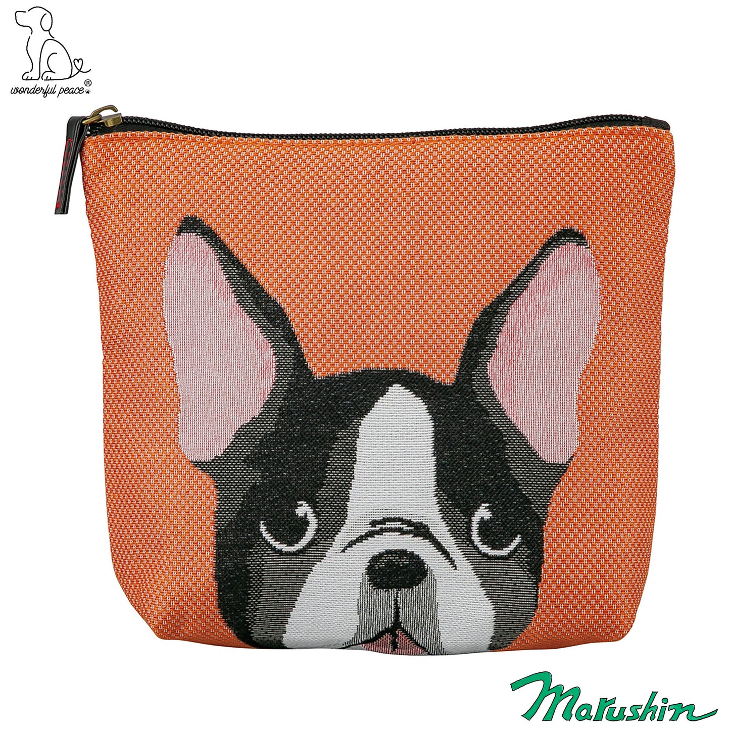 Wonderful Peace Love Eyes French Bulldog Pouch