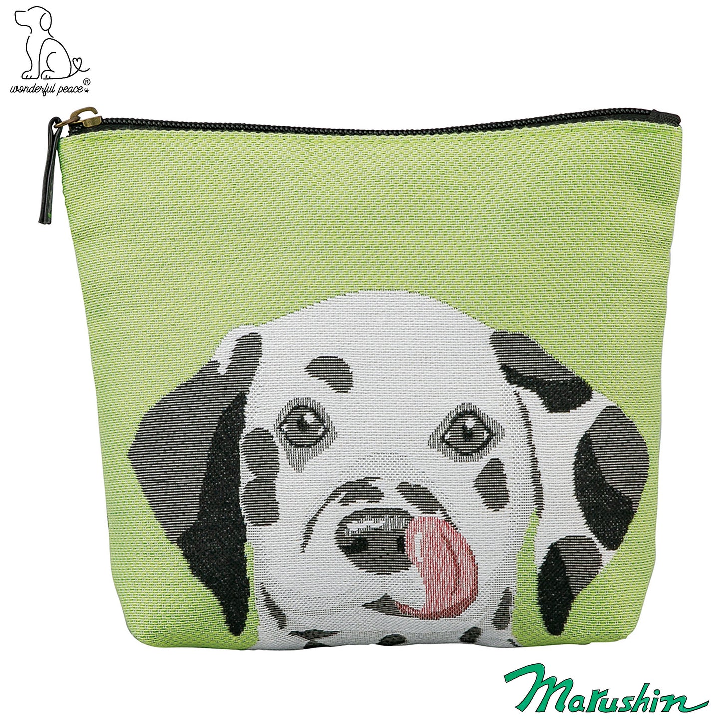 Wonderful Peace Love Eyes Dalmatian Pouch