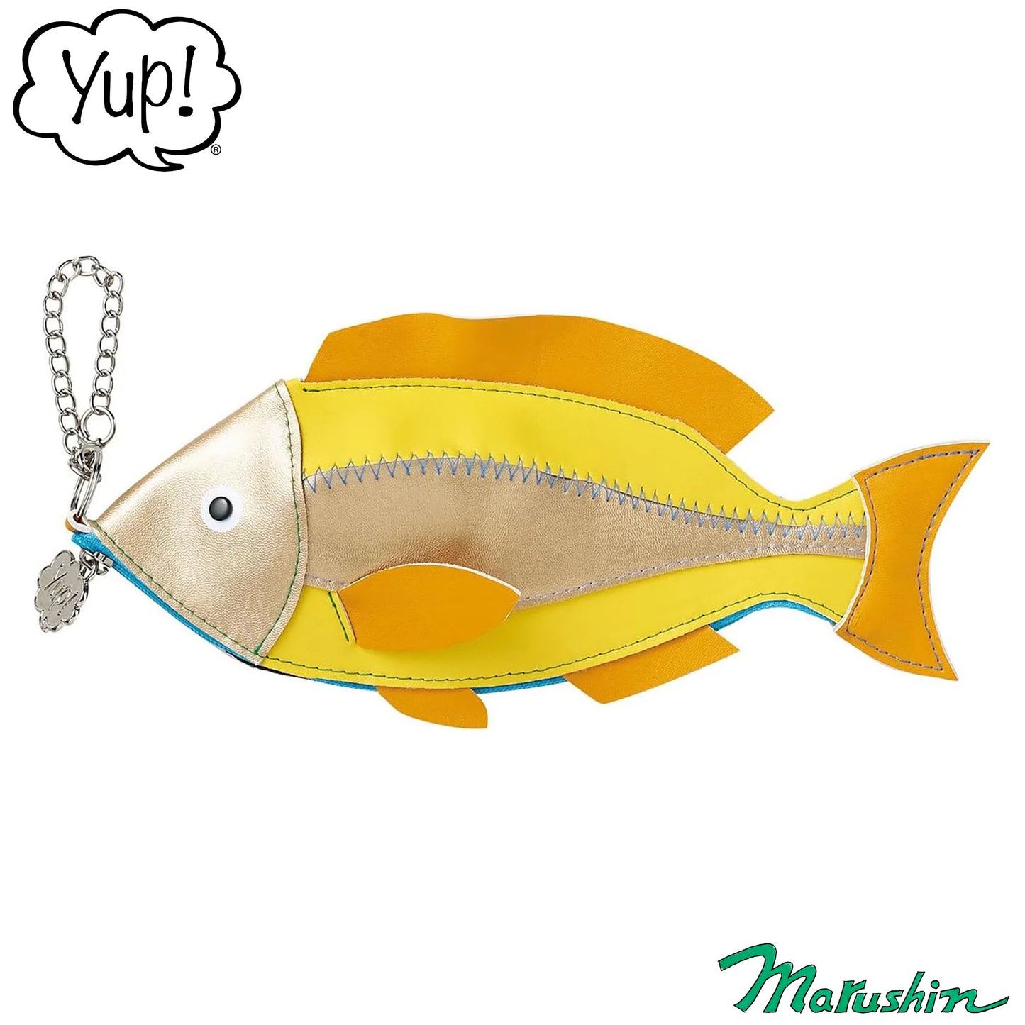 Marushin Yup! Pouch FISH YELLOW