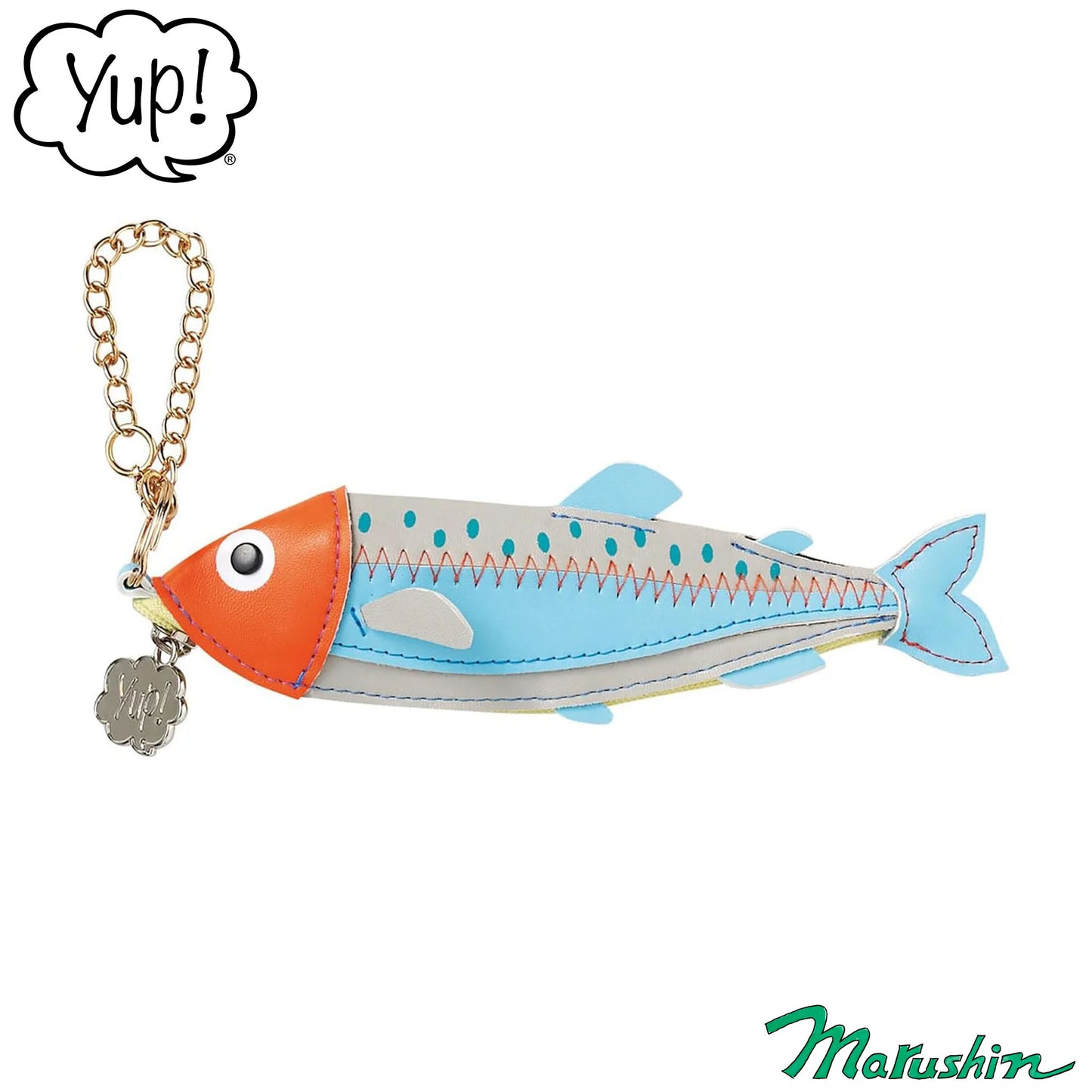 Marushin Yup! Pouch FISH ORANGE