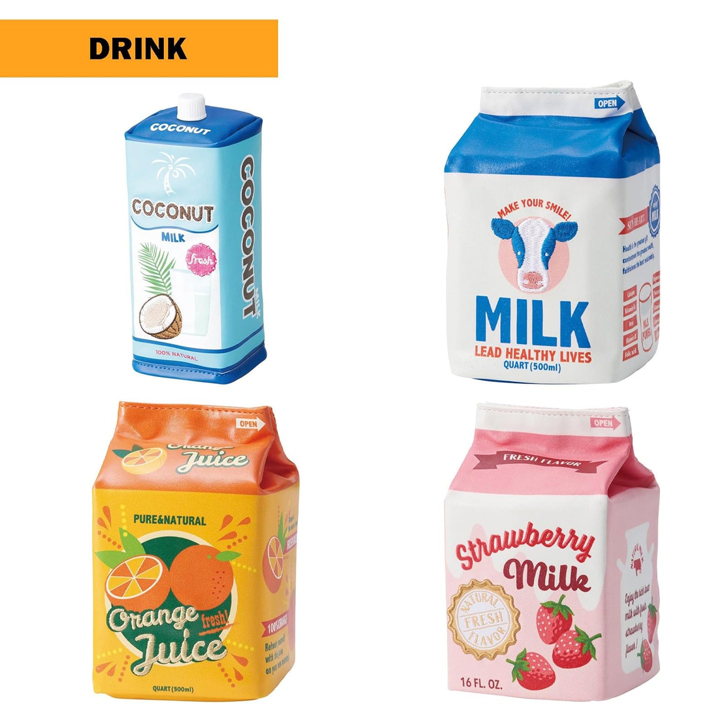 Marushin Yup! Pouch STRAWBERRY MILK