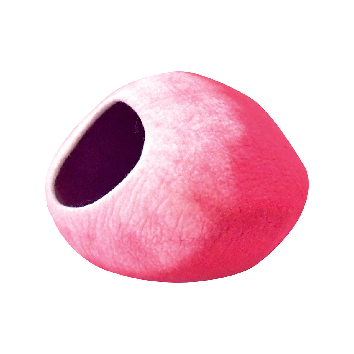 Nepal felt miscellaneous goods round wool dome cat dome red