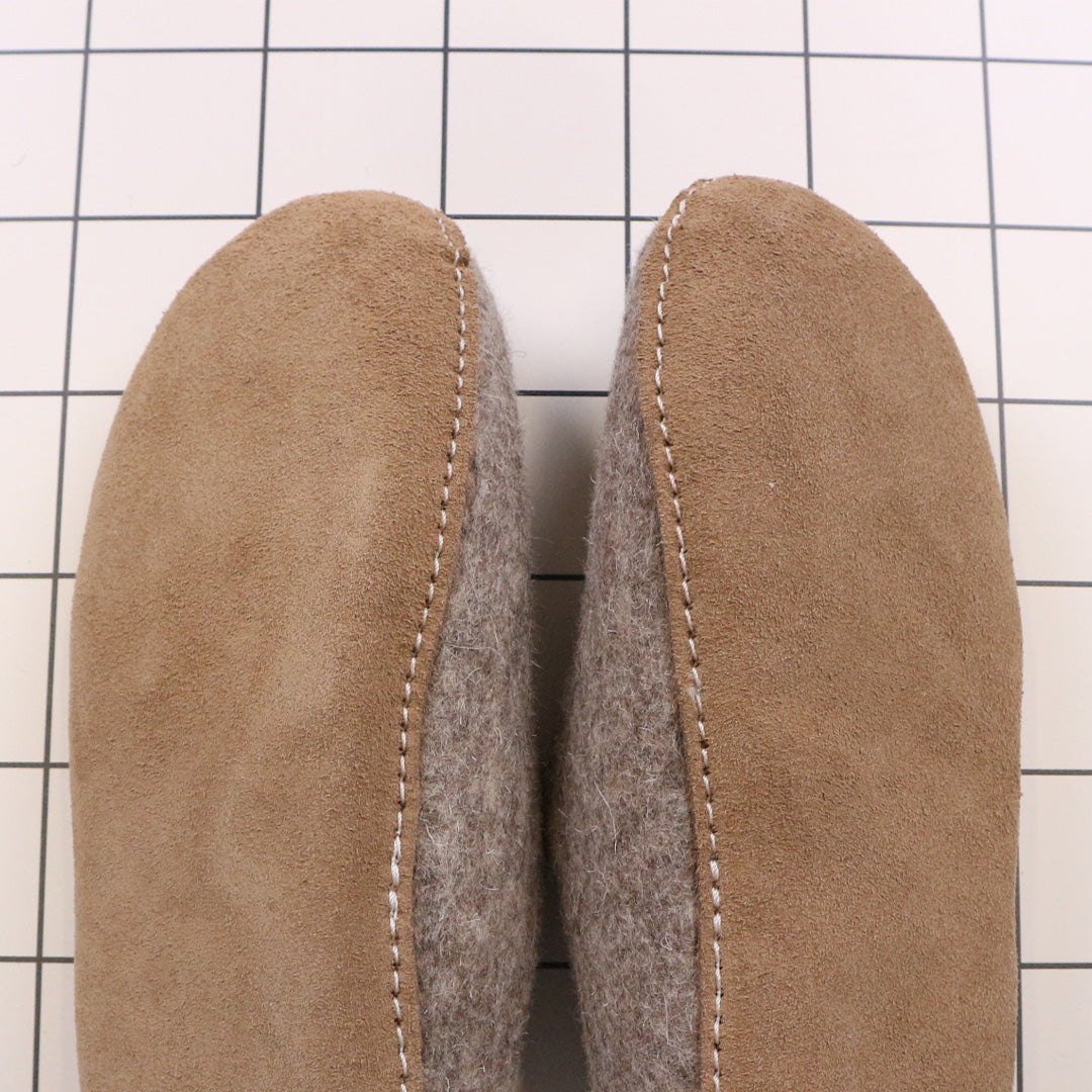Nepal felt miscellaneous goods Pokapoka room shoes L gray