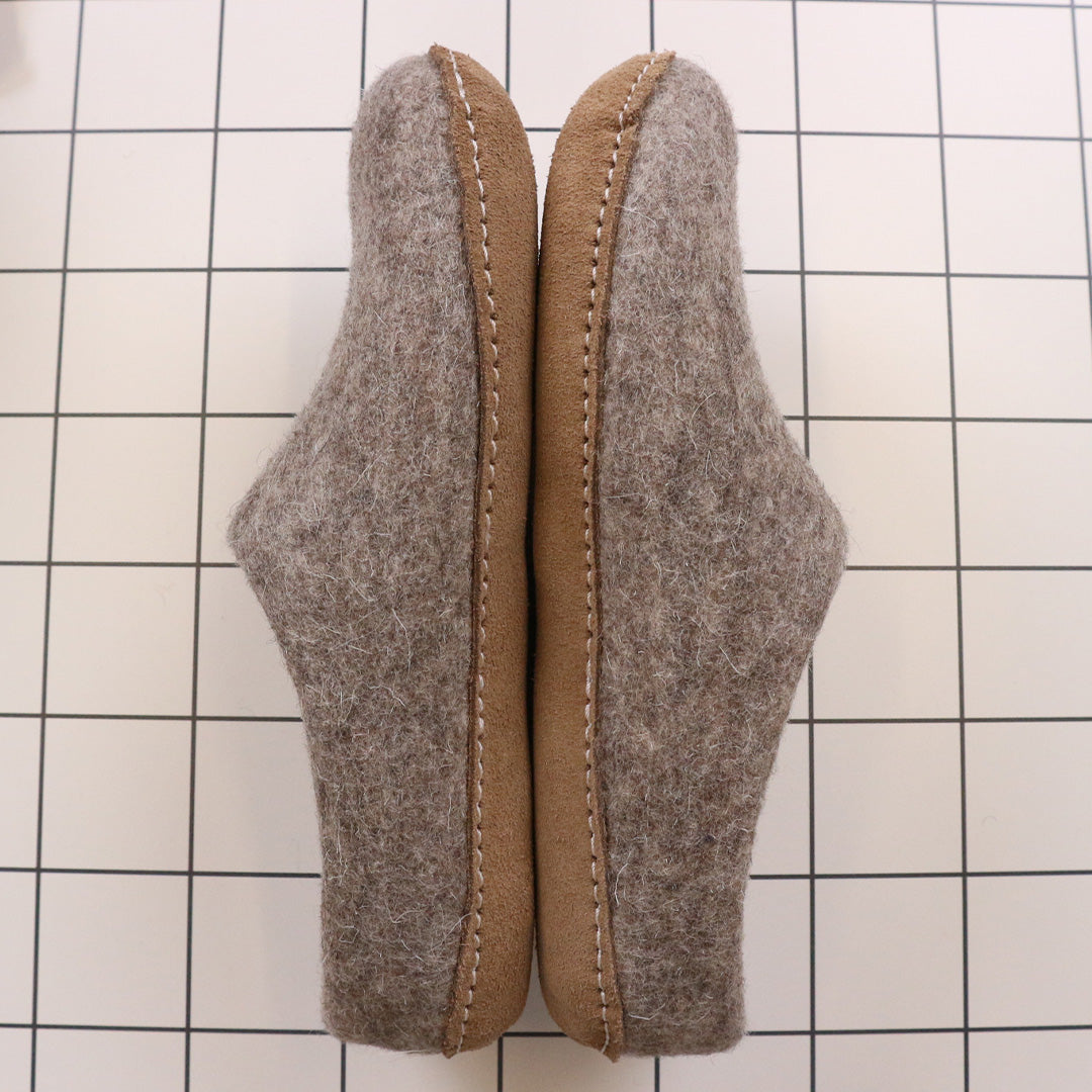 Nepal felt miscellaneous goods Pokapoka room shoes L gray