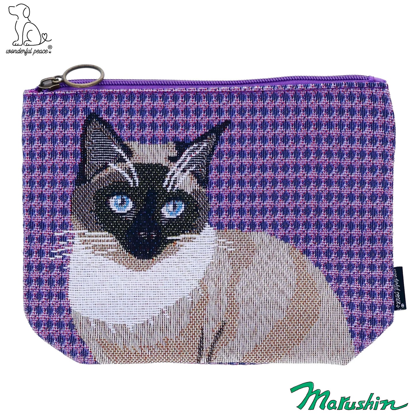 Pochette pour chat siamois Wonderful Peace Life