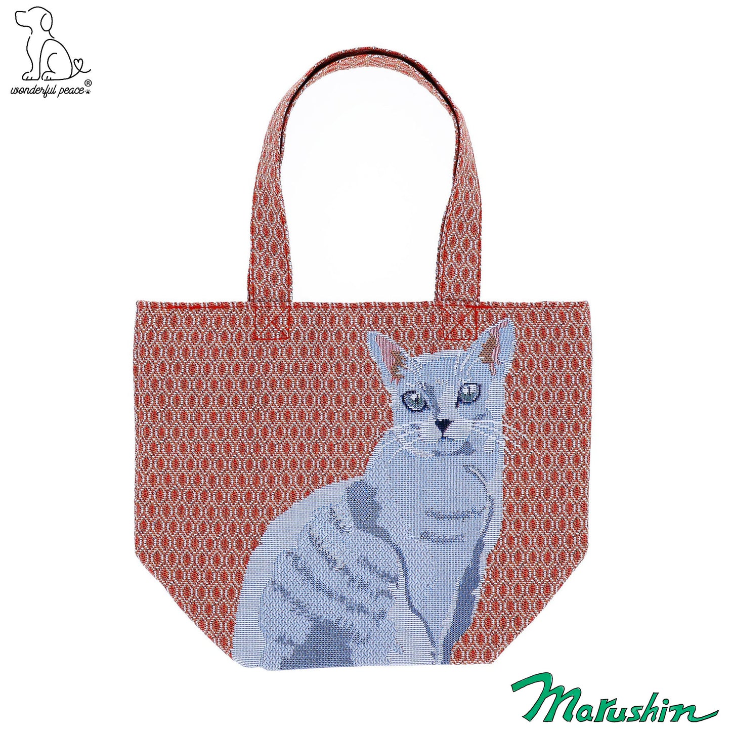 Magnifique mini sac bleu russe Peace Life