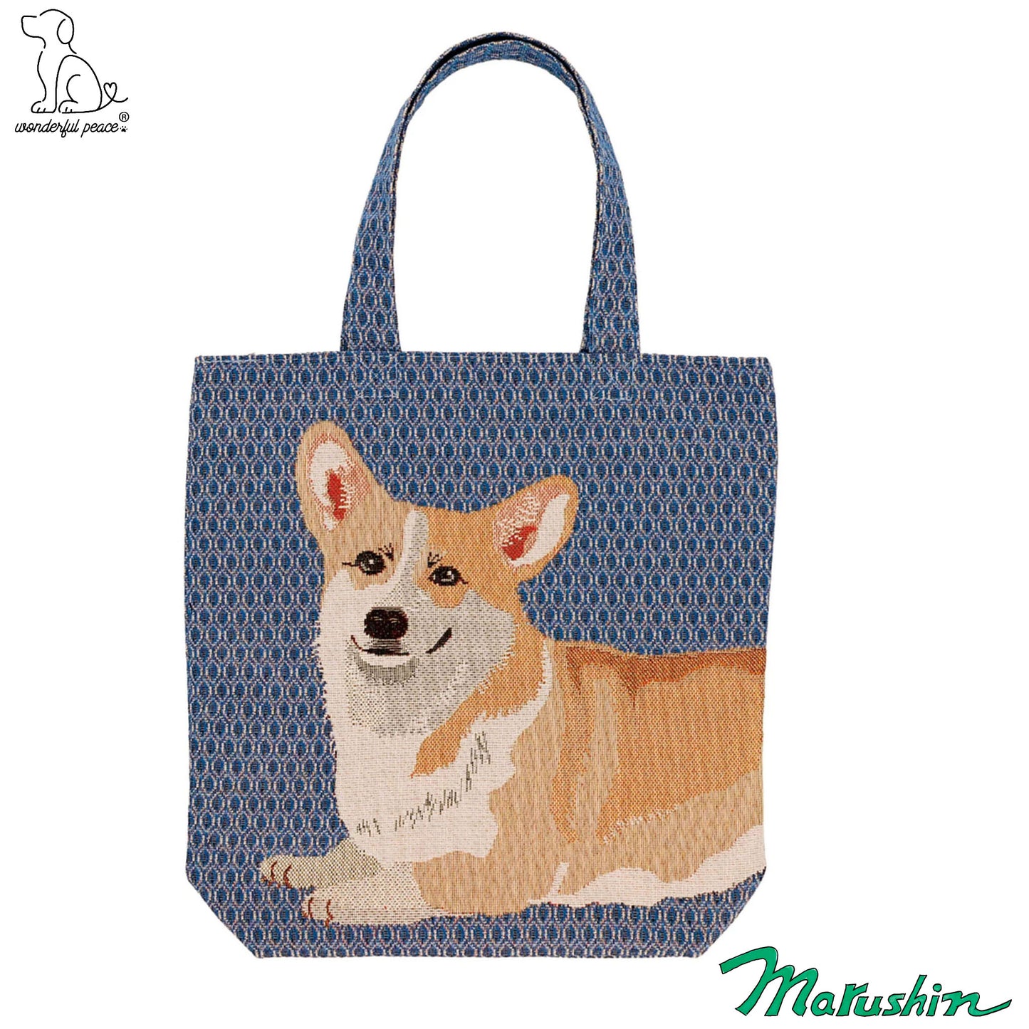 Sac fourre-tout Peace Life Corgi