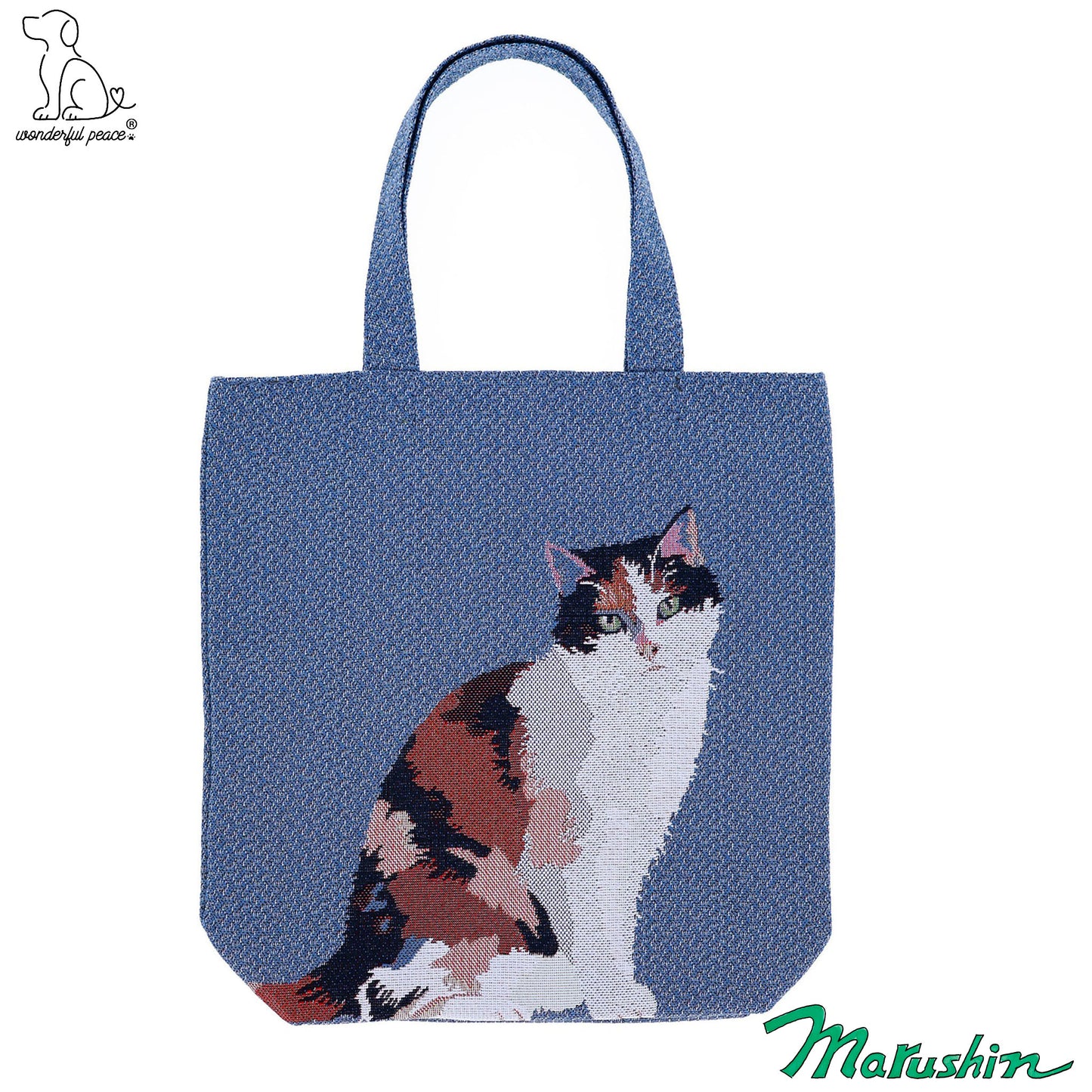 Sac fourre-tout chat Calico Wonderful Peace Life
