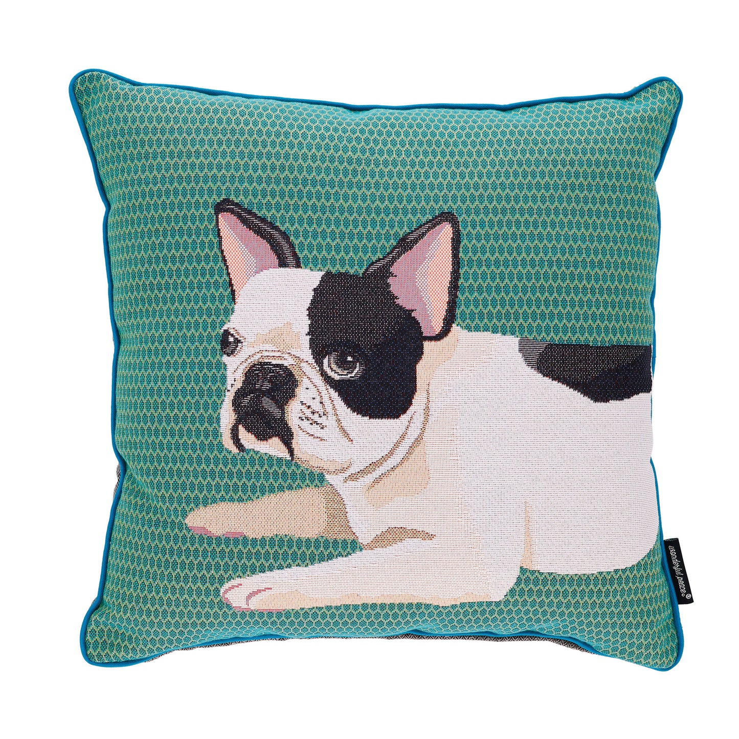 Wonderful Peace Life French Bulldog Cushion