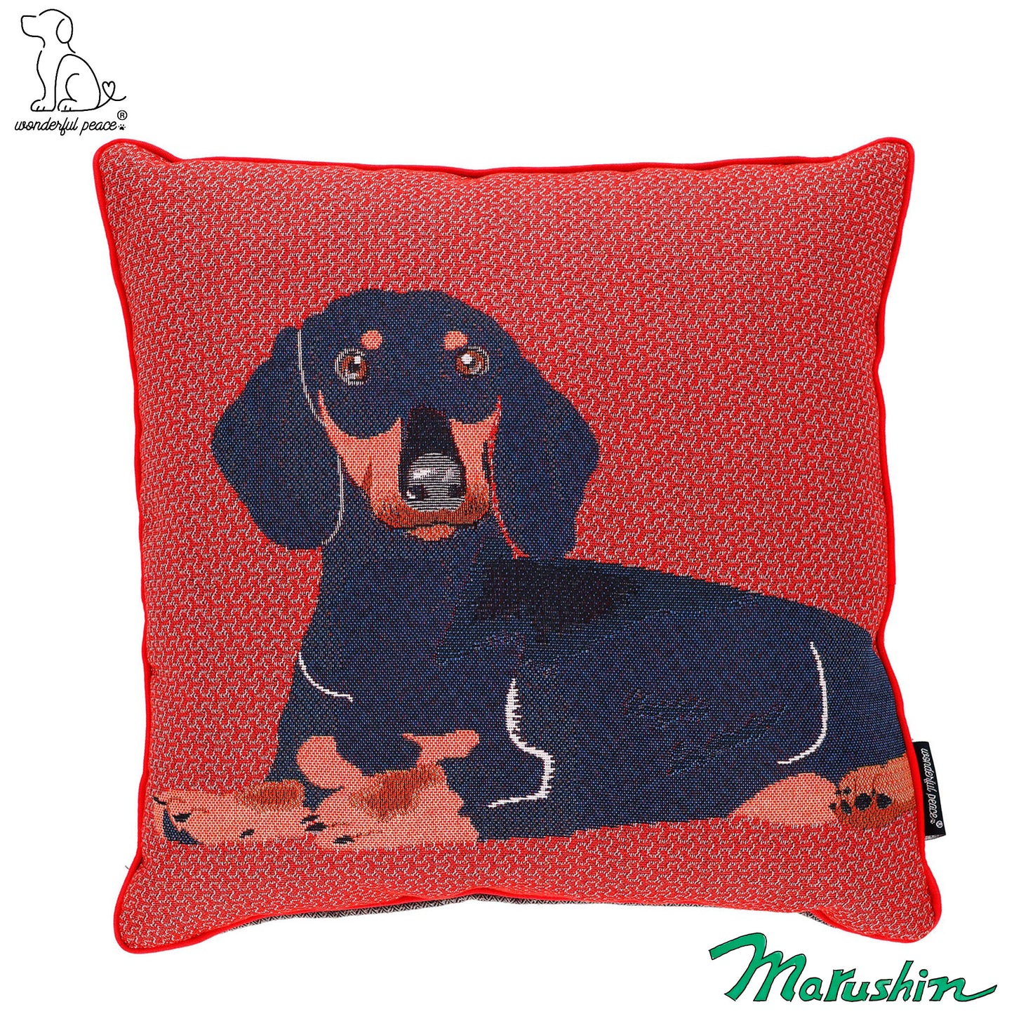 Coussin Teckel Wonderful Peace Life
