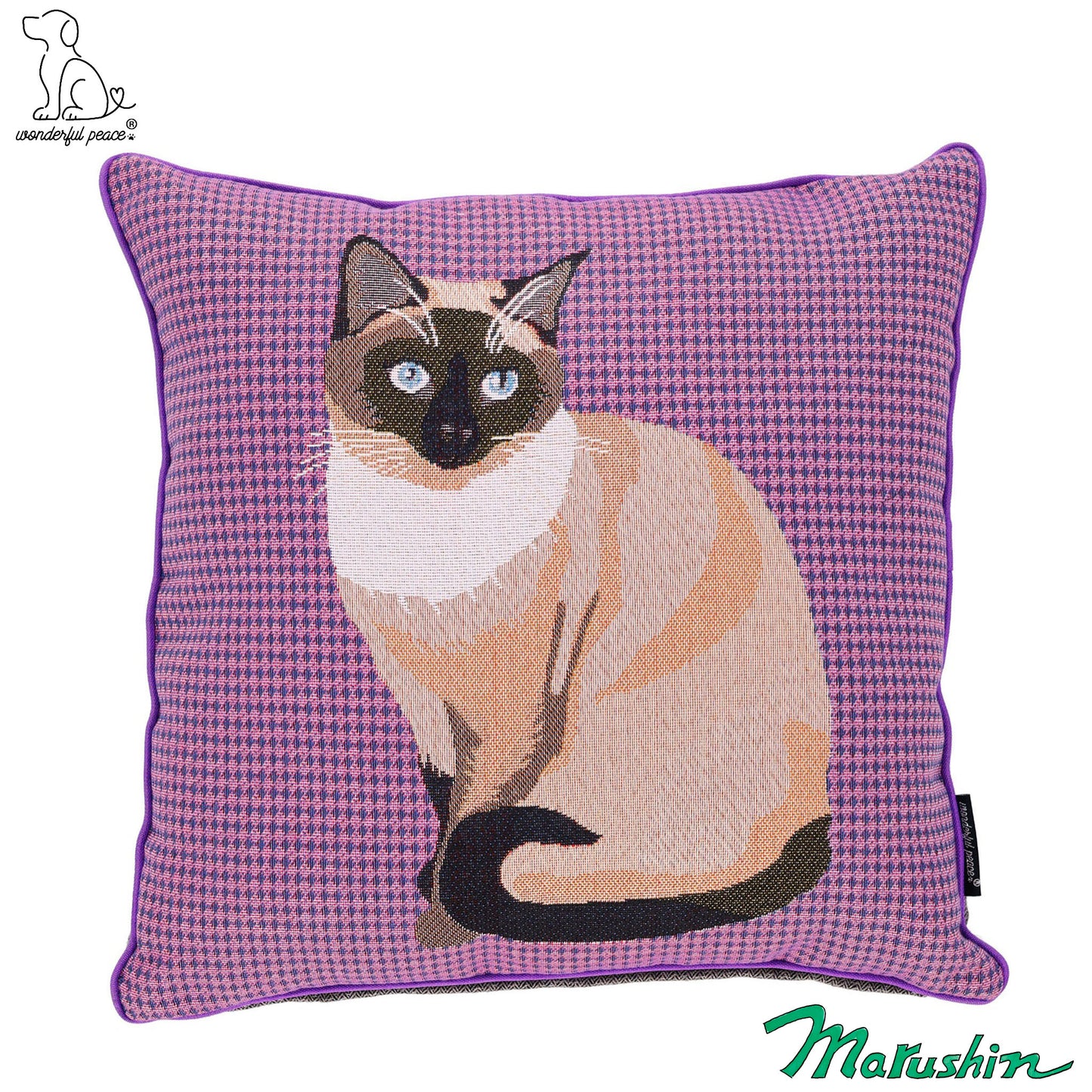 Coussin pour chat siamois Wonderful Peace Life