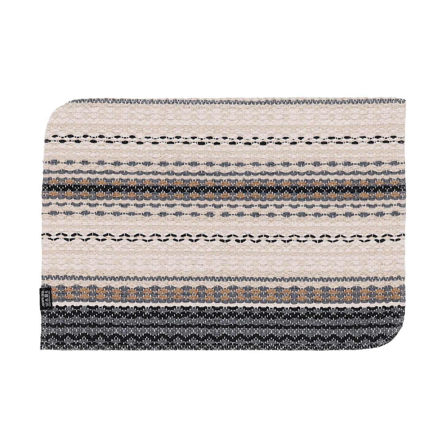 Swedy MALVA Square Place mat black