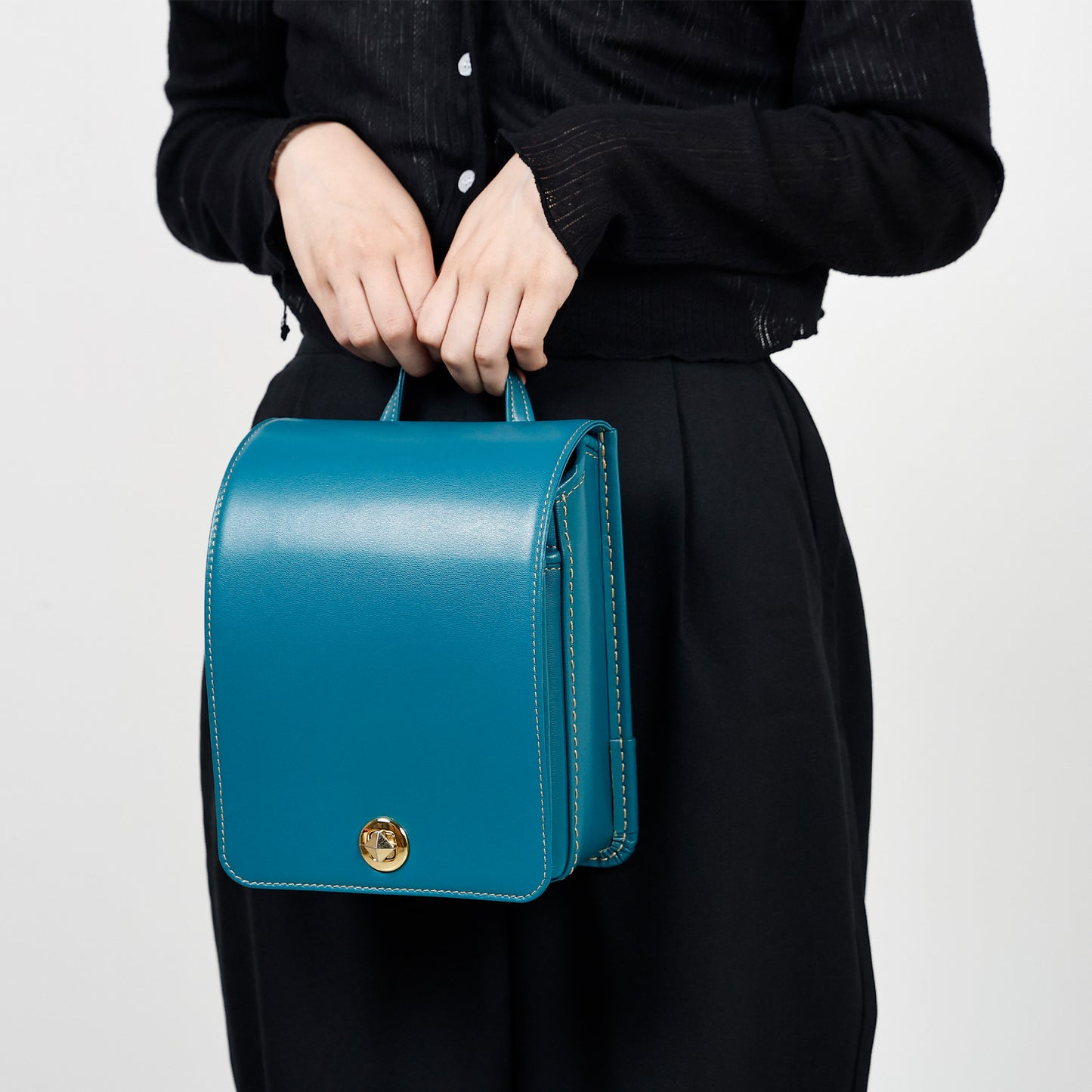Made-to-Order Mimi Rand Mini Backpack Japanese-style, Handcrafted Cow Leather