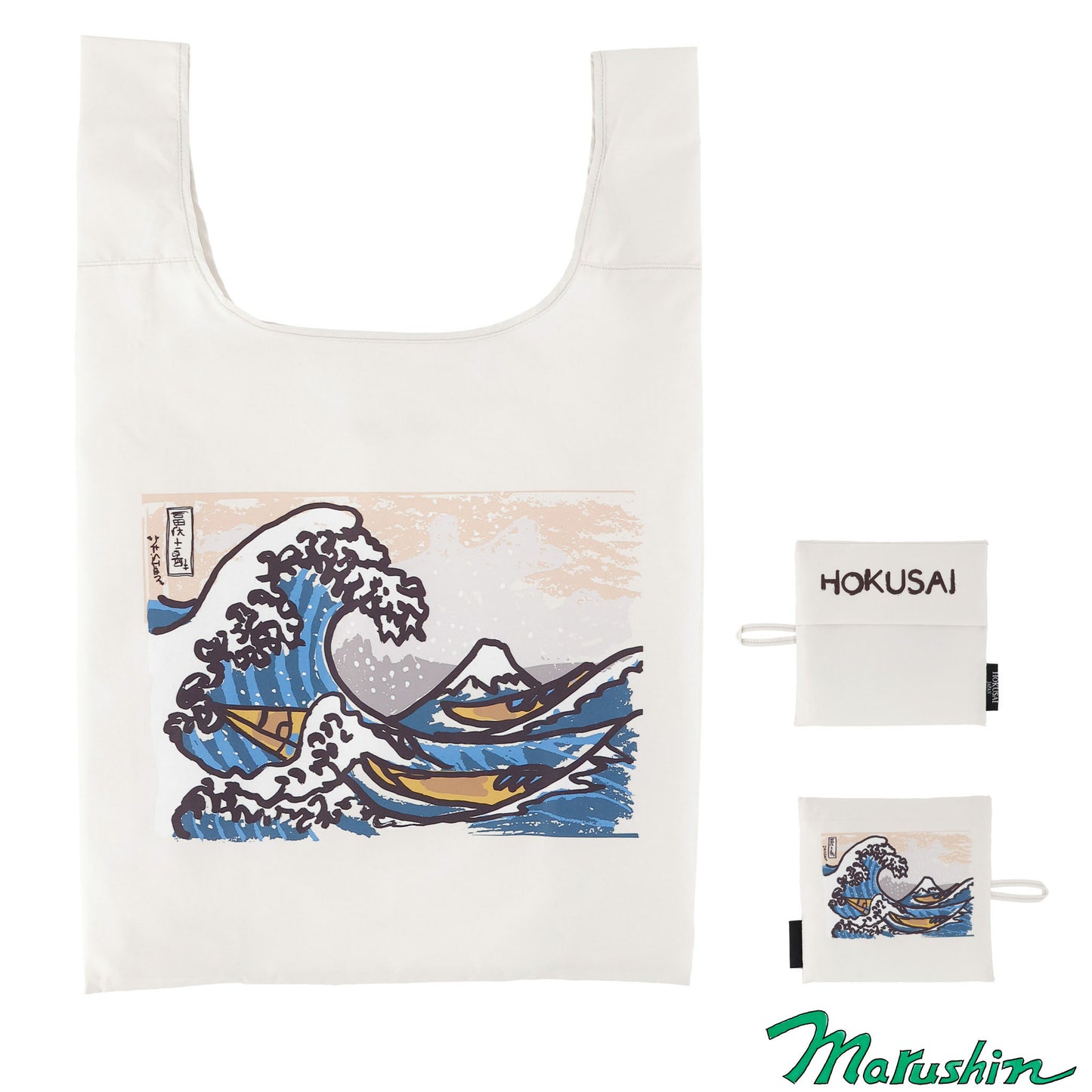 [Eco Bag] Katsushika Hokusai Namiura Art Eco