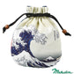 [Drawstring Pouch] Katsushika Hokusai Red Fuji Drawstring Pouch