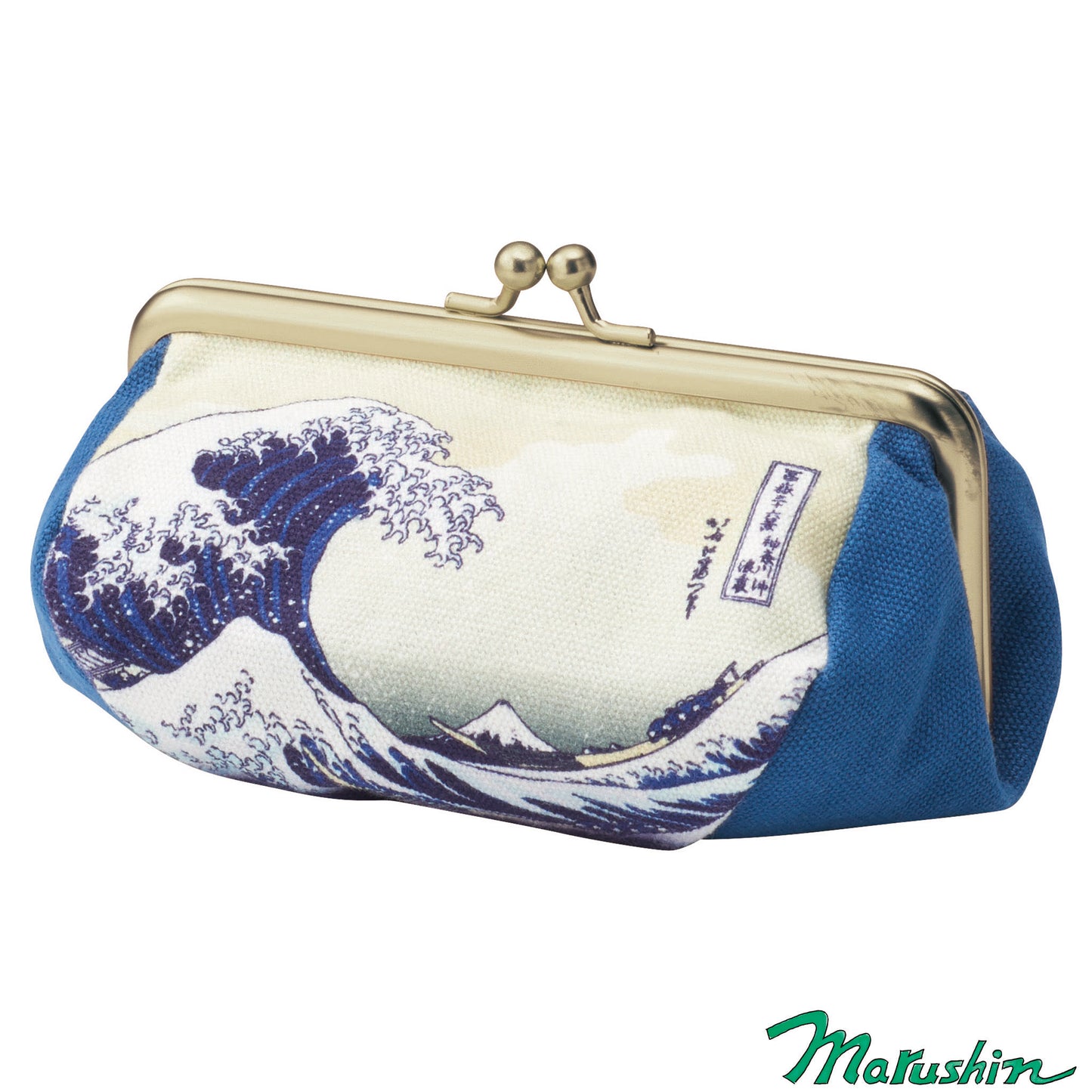 [Clasp Pouch] Katsushika Hokusai Namiura Akafuji Clasp