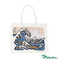 [M-Tote Tote Bag] Katsushika Hokusai Kanagawa Okinami Hidden Art Tote Bag