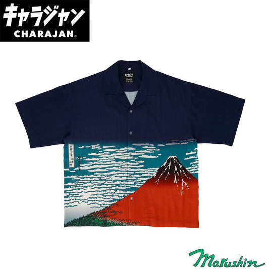[Character Jacket Aloha Shirt (LL)] Katsushika Hokusai Kaifu Kaiharu Aloha Shirt