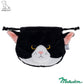 Sac écologique à suspendre avec motif chat noir et blanc et motif Wonderful Peace
