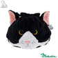 Sac écologique à suspendre avec motif chat noir et blanc et motif Wonderful Peace