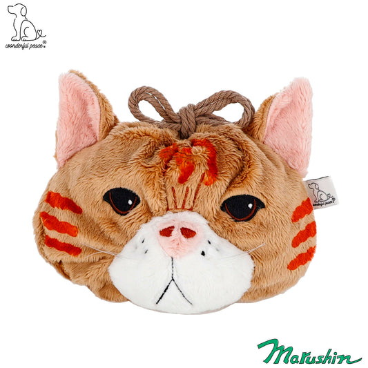 Sac écologique à suspendre avec motif chat noir et blanc et motif Wonderful Peace