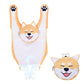 Wonderful Peace Hanging Shiba Inu Eco Bag