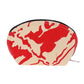 Pochette réutilisable Go Green Red Mountain pour produits divers recyclés du Cambodge