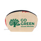 Pochette réutilisable Go Green Red Mountain pour produits divers recyclés du Cambodge