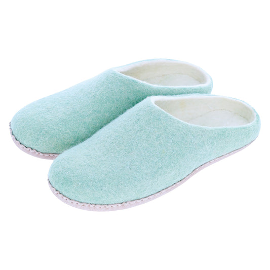 Nepal felt miscellaneous goods Room shoes M light green