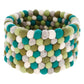 Nepal felt miscellaneous goods Pocopoco small basket green