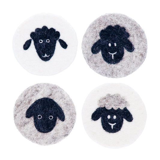 Nepal felt miscellaneous goods sheep coaster