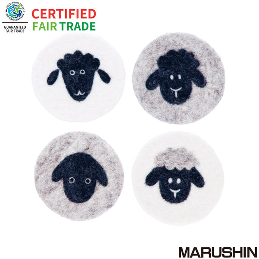Nepal felt miscellaneous goods sheep coaster