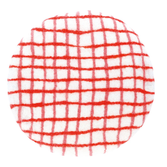 Feuille de contrôle pour coussin de chaise en feutre du Népal, articles divers, rouge