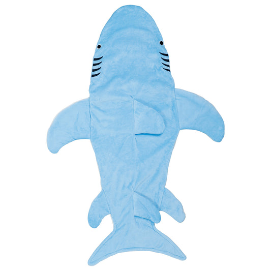 SUN HEART Great white shark mermaid blanket