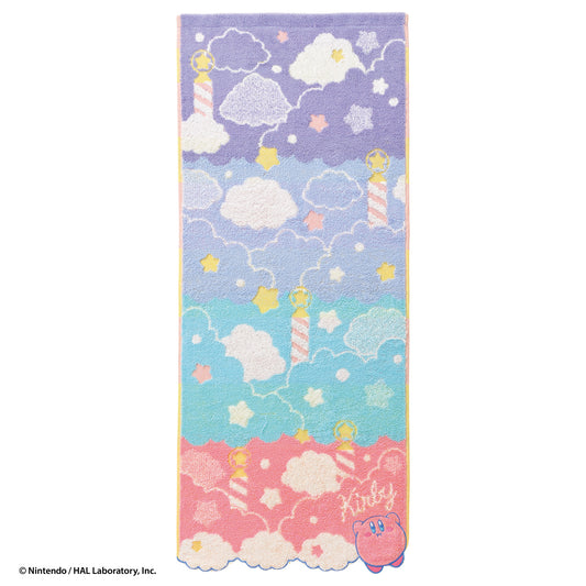 Kirby Fluffy Sky Travel face towel