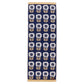 Porukka Pattern Pansy skinny towel